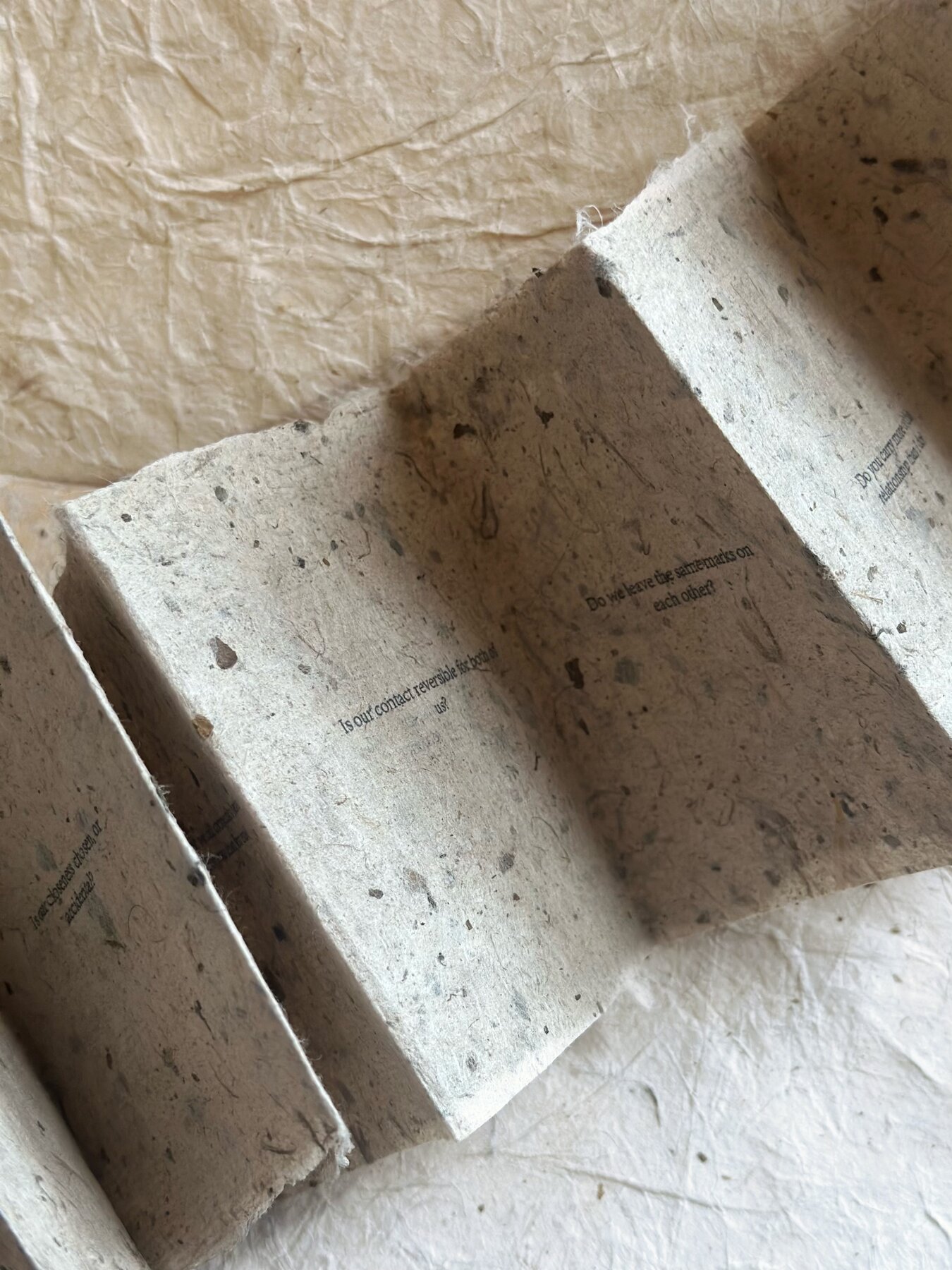 The accordion partly folded — three or four questions visible across consecutive panels.